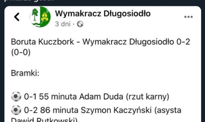 STRZELCY BRAMEK w meczu Wymakracz Długosidło! :D